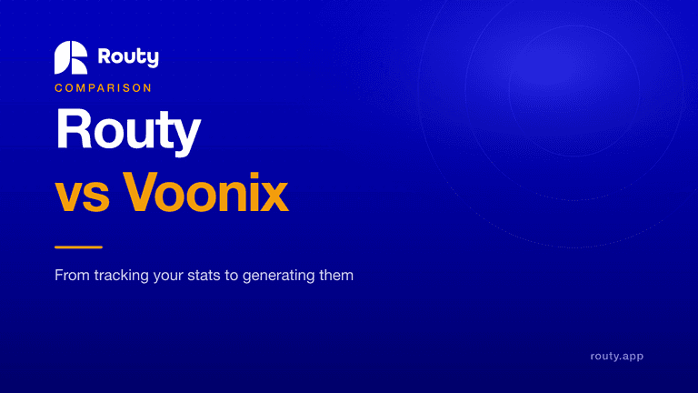 Routy vs Voonix: From Tracking Your Stats to Generating Them